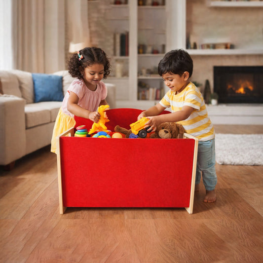 Personalized Kids Toy Storage Box – Custom Name Printed Toy Organizer for Children