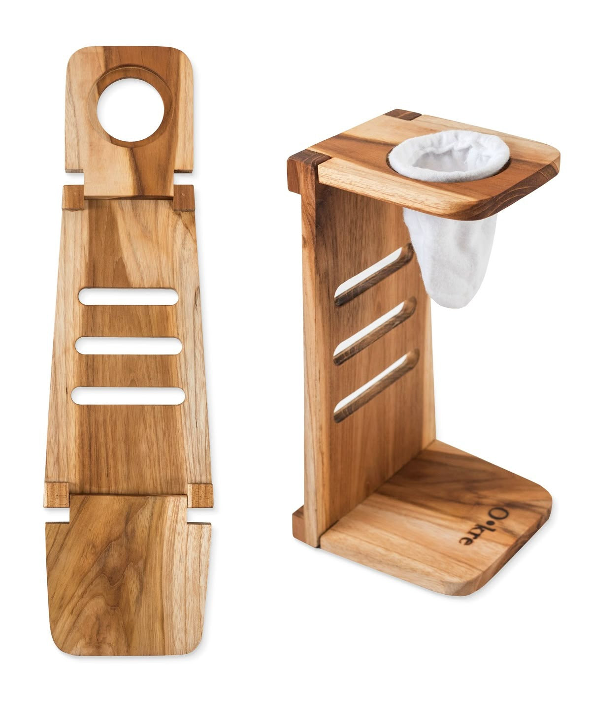 Handcrafted Wooden Coffee Filter Stand | Reusable Cloth Coffee Filter Holder