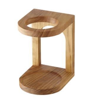 Handcrafted Wooden Coffee Filter Stand | Reusable Cloth Coffee Filter Holder